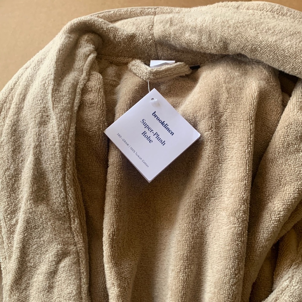 Brooklinen Super Plush Robe NWT